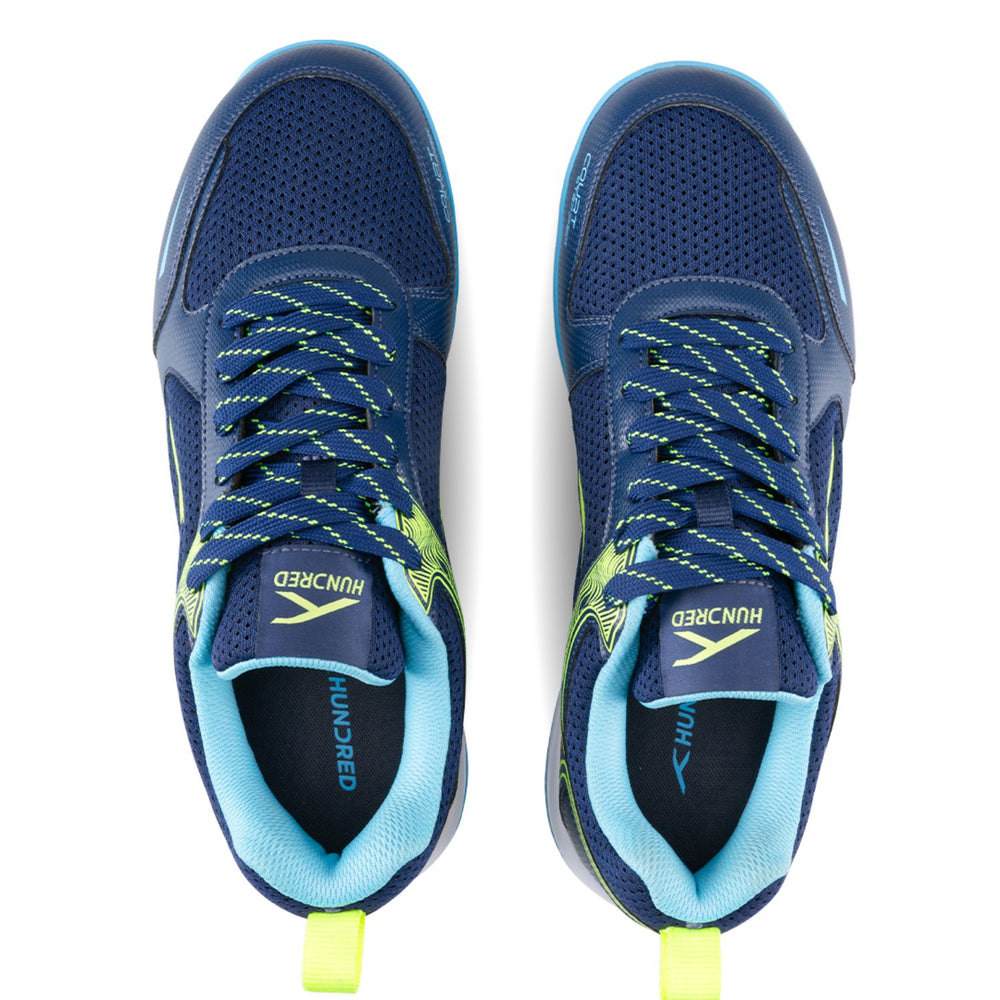Hundred Court Step PBX Men's Pickleball Shoes | Non-Marking Gum Rubber Sole | Lightweight (300g) | Cushioned EVA Midsole | Indoor Court Sports – Badminton, Tennis Shoes - Best Price online Prokicksports.com