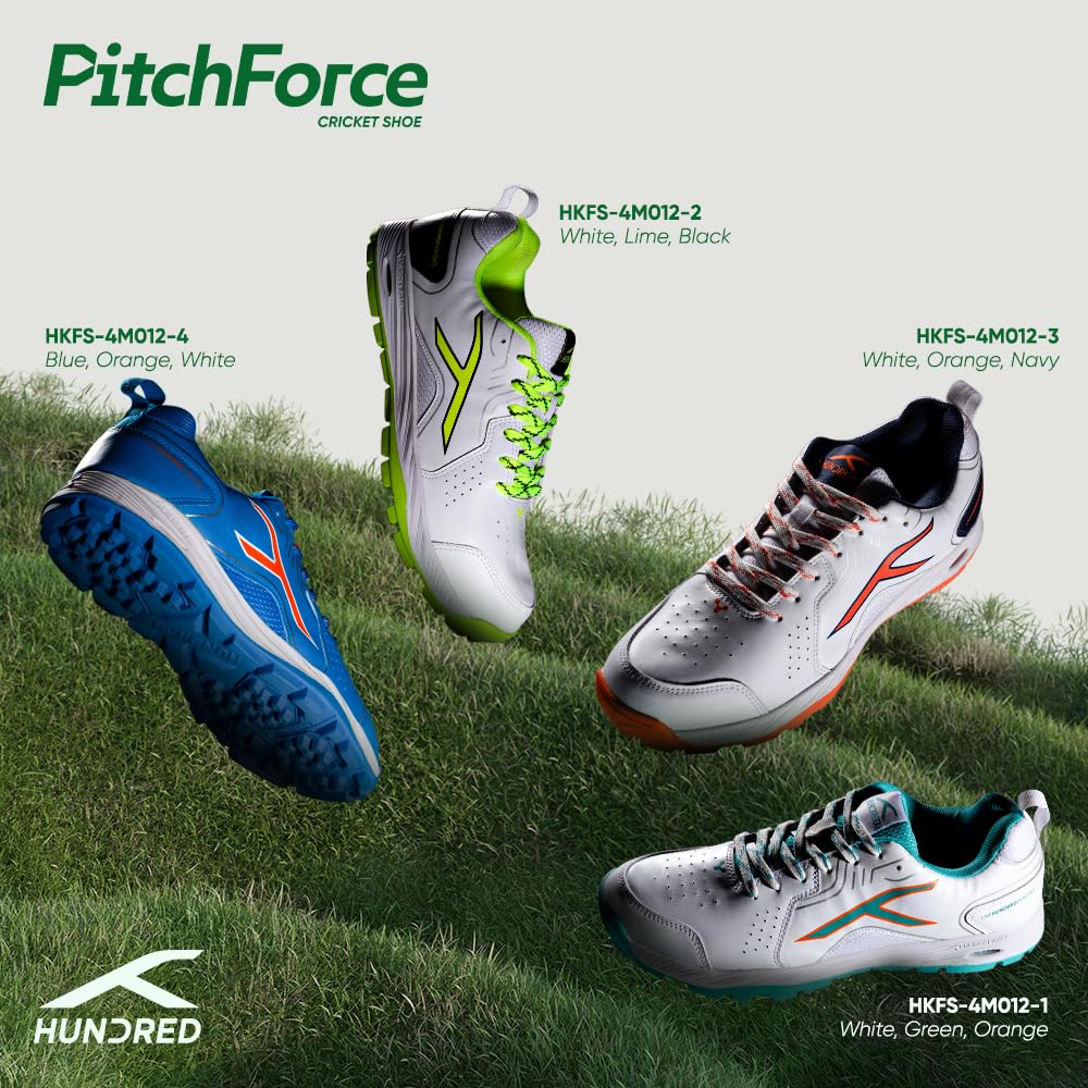 Hundred Pitch Force Unisex Cricket Shoes - Best Price online Prokicksports.com