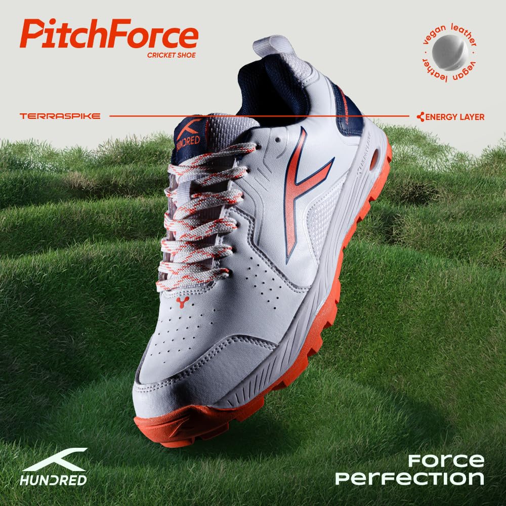 Hundred Pitch Force Unisex Cricket Shoes - Best Price online Prokicksports.com