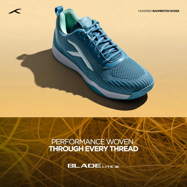 Hundred Blade Lite II Badminton Shoes – Lightweight Court Shoes for Speed, Grip, and Comfort