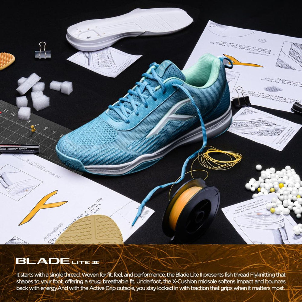Hundred Blade Lite II Badminton Shoes – Lightweight Court Shoes for Speed, Grip, and Comfort - Best Price online Prokicksports.com