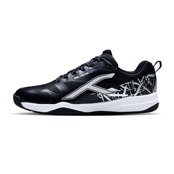 Hundred Blade Pro Non-Marking Badminton Shoes | Multi-Sport Indoor Court Shoes | Lightweight Gum Rubber Sole | For Squash, Table Tennis, Volleyball & Basketbal