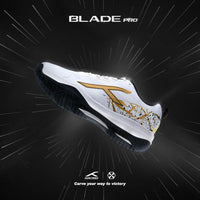 Hundred Blade Pro Non-Marking Badminton Shoes | Multi-Sport Indoor Court Shoes | Lightweight Gum Rubber Sole | For Squash, Table Tennis, Volleyball & Basketbal - Best Price online Prokicksports.com