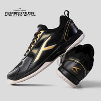 HUNDRED Raze Non-Marking Badminton Shoes | Lightweight Indoor Sports Shoes with X-Cushion, Active Grip Sole & Toe Assist Technology - Best Price online Prokicksports.com