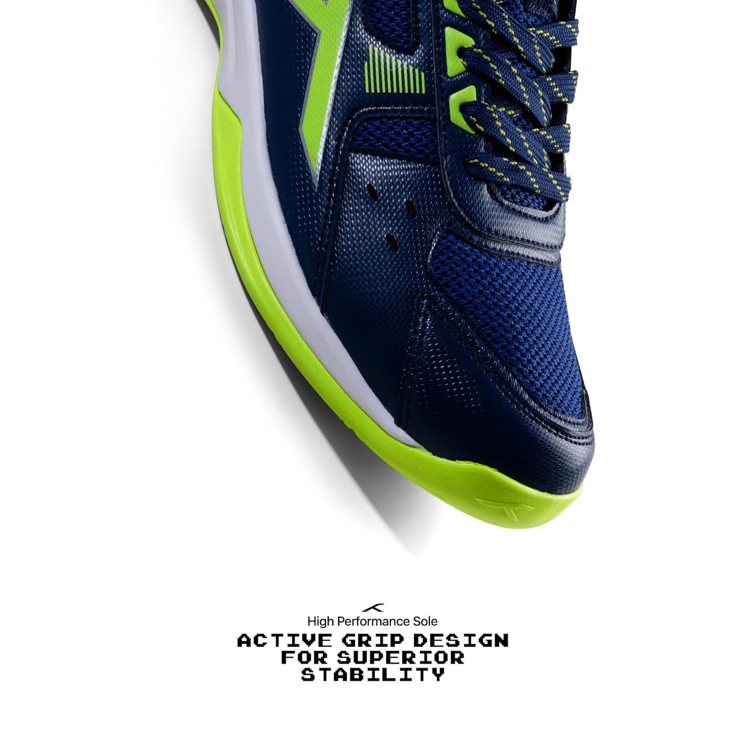 HUNDRED Raze Non-Marking Badminton Shoes | Lightweight Indoor Sports Shoes with X-Cushion, Active Grip Sole & Toe Assist Technology - Best Price online Prokicksports.com