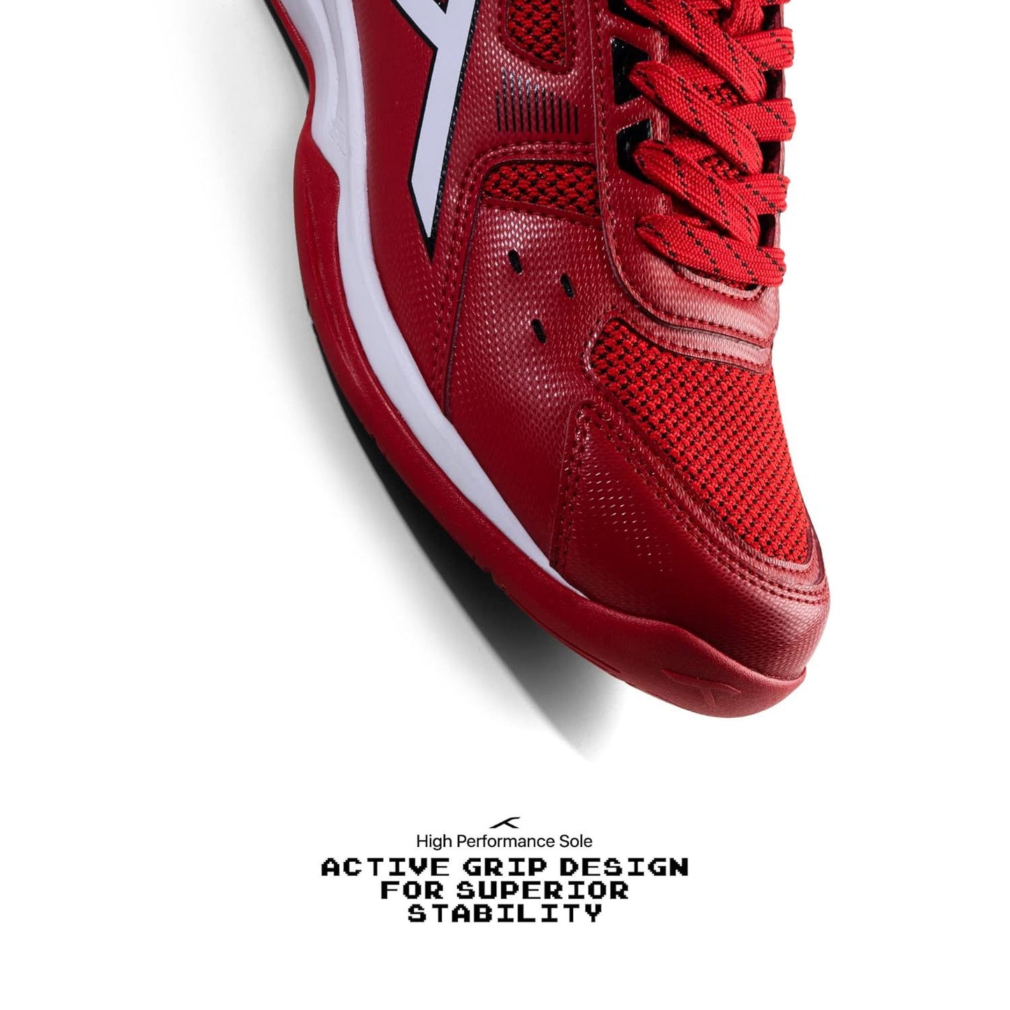 HUNDRED Raze Non-Marking Badminton Shoes | Lightweight Indoor Sports Shoes with X-Cushion, Active Grip Sole & Toe Assist Technology - Best Price online Prokicksports.com