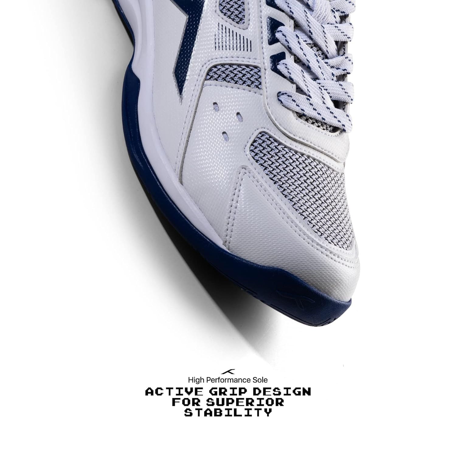 HUNDRED Raze Non-Marking Badminton Shoes | Lightweight Indoor Sports Shoes with X-Cushion, Active Grip Sole & Toe Assist Technology - Best Price online Prokicksports.com