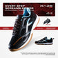 Hundred Raze Pro Non-Marking Badminton Shoes | Lightweight Indoor Sports Shoes with X-Cushion, Active Grip Sole & Heel Lock - Best Price online Prokicksports.com