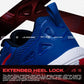 Hundred Raze Pro Non-Marking Badminton Shoes | Lightweight Indoor Sports Shoes with X-Cushion, Active Grip Sole & Heel Lock - Best Price online Prokicksports.com