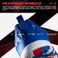 Hundred Raze Pro Non-Marking Badminton Shoes | Lightweight Indoor Sports Shoes with X-Cushion, Active Grip Sole & Heel Lock - Best Price online Prokicksports.com