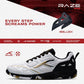 Hundred Raze Pro Non-Marking Badminton Shoes | Lightweight Indoor Sports Shoes with X-Cushion, Active Grip Sole & Heel Lock - Best Price online Prokicksports.com