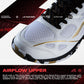Hundred Raze Pro Non-Marking Badminton Shoes | Lightweight Indoor Sports Shoes with X-Cushion, Active Grip Sole & Heel Lock - Best Price online Prokicksports.com