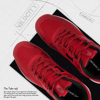 HUNDRED Velocity Non-Marking Badminton Shoes | Lightweight Indoor Sports Shoes for Badminton, Squash, Volleyball, Table Tennis & Basketball - Best Price online Prokicksports.com