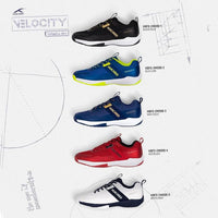 HUNDRED Velocity Non-Marking Badminton Shoes | Lightweight Indoor Sports Shoes for Badminton, Squash, Volleyball, Table Tennis & Basketball - Best Price online Prokicksports.com