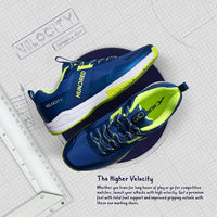 HUNDRED Velocity Non-Marking Badminton Shoes | Lightweight Indoor Sports Shoes for Badminton, Squash, Volleyball, Table Tennis & Basketball - Best Price online Prokicksports.com