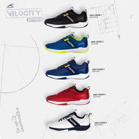 HUNDRED Velocity Non-Marking Badminton Shoes | Lightweight Indoor Sports Shoes for Badminton, Squash, Volleyball, Table Tennis & Basketball - Best Price online Prokicksports.com