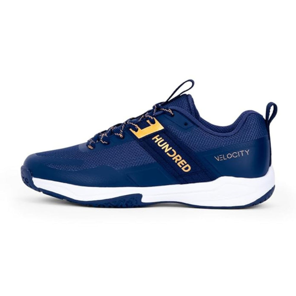 HUNDRED Velocity Non-Marking Badminton Shoes | Lightweight Indoor Sports Shoes for Badminton, Squash, Volleyball, Table Tennis & Basketball - Best Price online Prokicksports.com