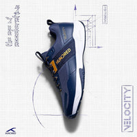 HUNDRED Velocity Non-Marking Badminton Shoes | Lightweight Indoor Sports Shoes for Badminton, Squash, Volleyball, Table Tennis & Basketball - Best Price online Prokicksports.com