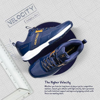 HUNDRED Velocity Non-Marking Badminton Shoes | Lightweight Indoor Sports Shoes for Badminton, Squash, Volleyball, Table Tennis & Basketball - Best Price online Prokicksports.com