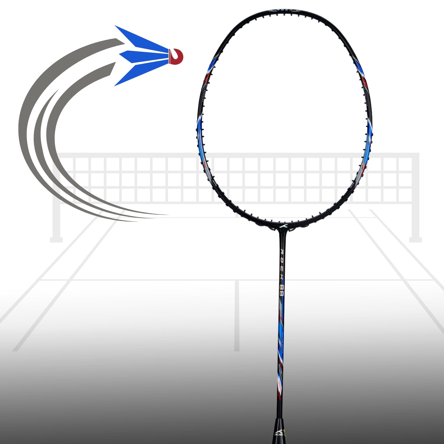 Hundred Rock 88 Strung Badminton Racket – Prokicksports