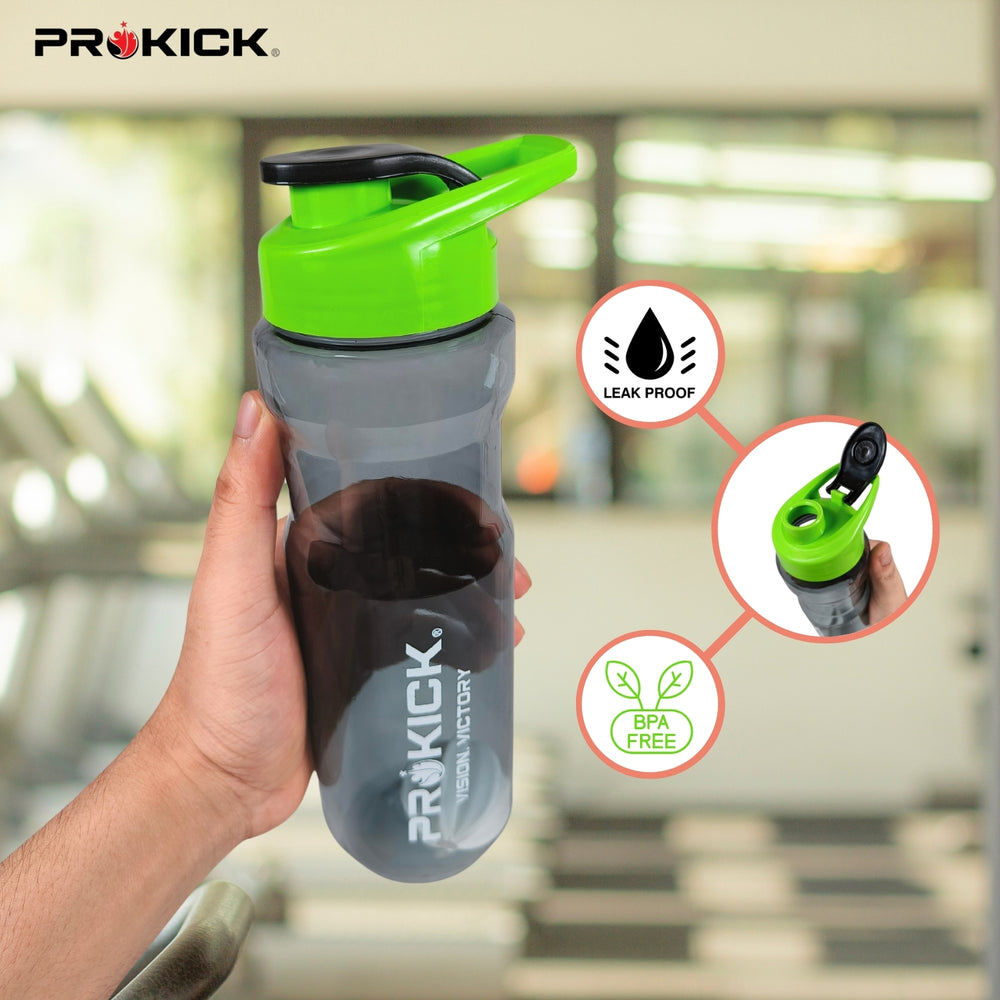 Prokick Sports Shaker Bottle with Mixer Ball, Hydra - 600ml - Best Price online Prokicksports.com