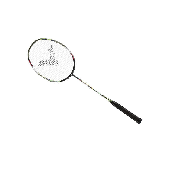 Victor Hypernano 900X Badminton Racquet – 4U5 Unstrung Racket in Yellow Green for Power, Stability & Accuracy in Competitive Play for Advanced Players