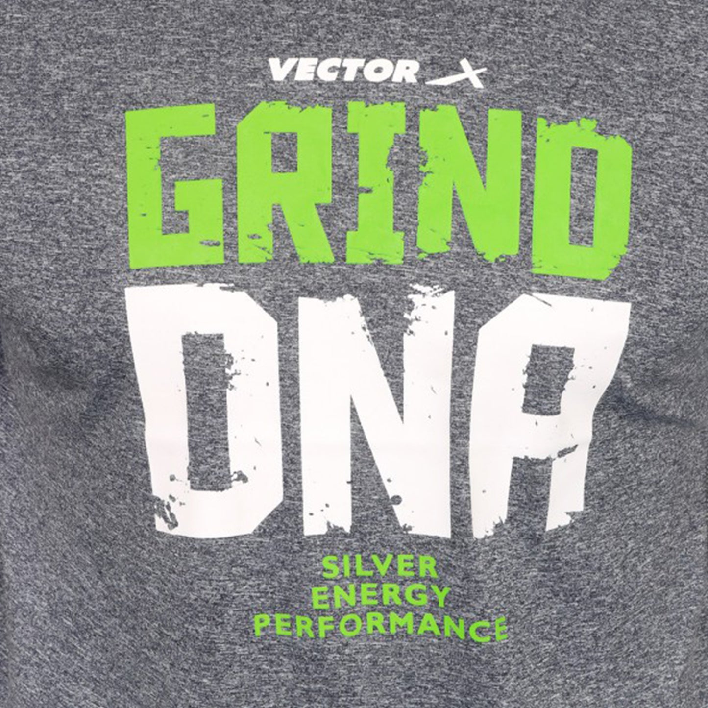 Vector X Silver-Energy-L Polyester Gym T-Shirt (Light Grey) - Best Price online Prokicksports.com