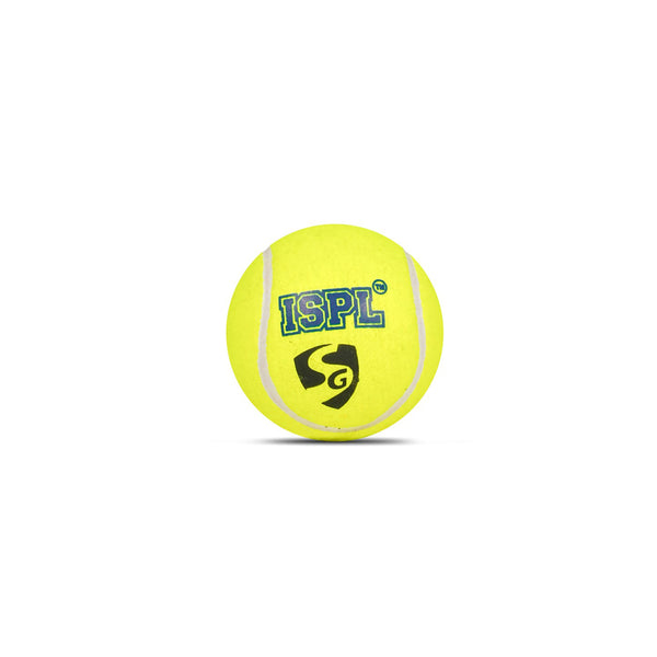 SG X ISPL Tennis Swing Cricket Ball – Soft Core Lightweight Ball for Enhanced Swing and Bounce in Tennis Ball Cricket Matches and Practice