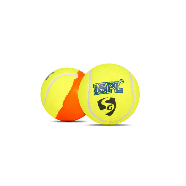 SG X ISPL Tennis Swing Cricket Ball – Soft Core Lightweight Ball for Enhanced Swing and Bounce in Tennis Ball Cricket Matches and Practice