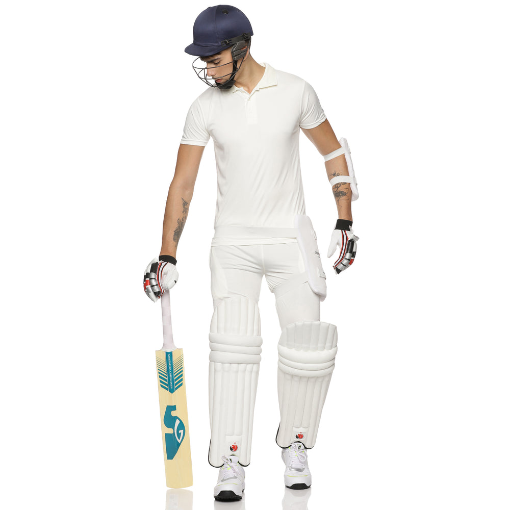 Prokick Ignite Half Sleeves Cricket Jersey Set, T-Shirt with Trouser (Off White) - Best Price online Prokicksports.com