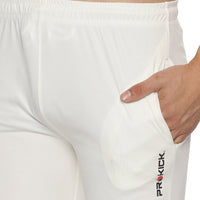 Prokick Ignite Half Sleeves Cricket Jersey Set, T-Shirt with Trouser (Off White) - Best Price online Prokicksports.com