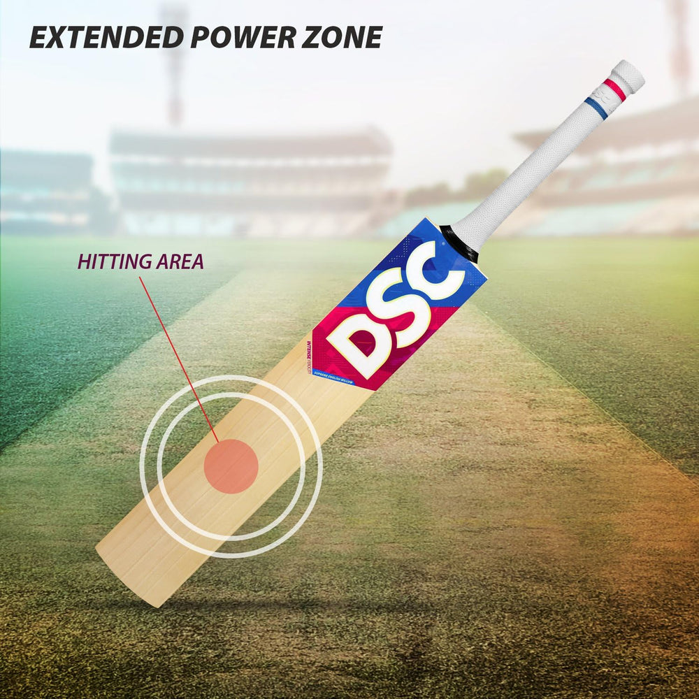 DSC Intense Ferocity English Willow Cricket Bat – Grade English Willow Bat with Powerful Sweet Spot, Thick Edges, and Light Pickup for Match Play - Best Price online Prokicksports.com