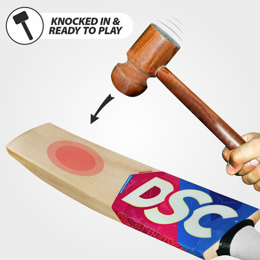 DSC Intense Ferocity English Willow Cricket Bat – Grade English Willow Bat with Powerful Sweet Spot, Thick Edges, and Light Pickup for Match Play - Best Price online Prokicksports.com