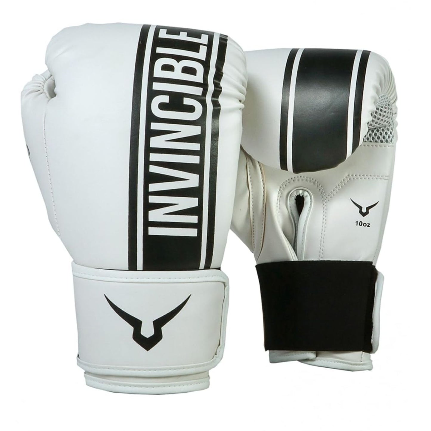 Invincible Tejas Boxing Gloves for Men & Women | Synthetic Leather | Fitness Training | Hook & Loop Closure (8/10/12/14/16 oz) - Best Price online Prokicksports.com