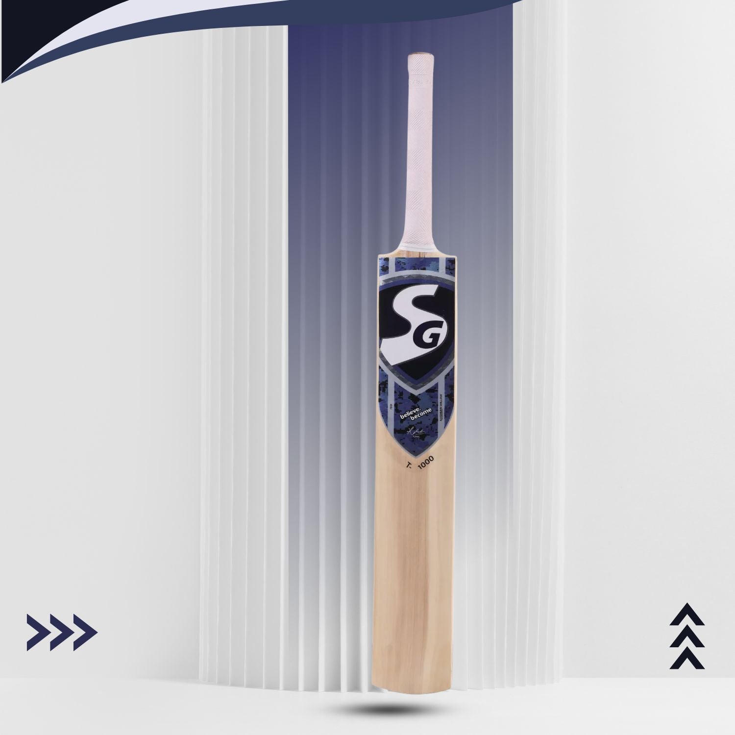 SG T-1000 Kashmir Willow Tennis Cricket Bat - Best Price online Prokicksports.com