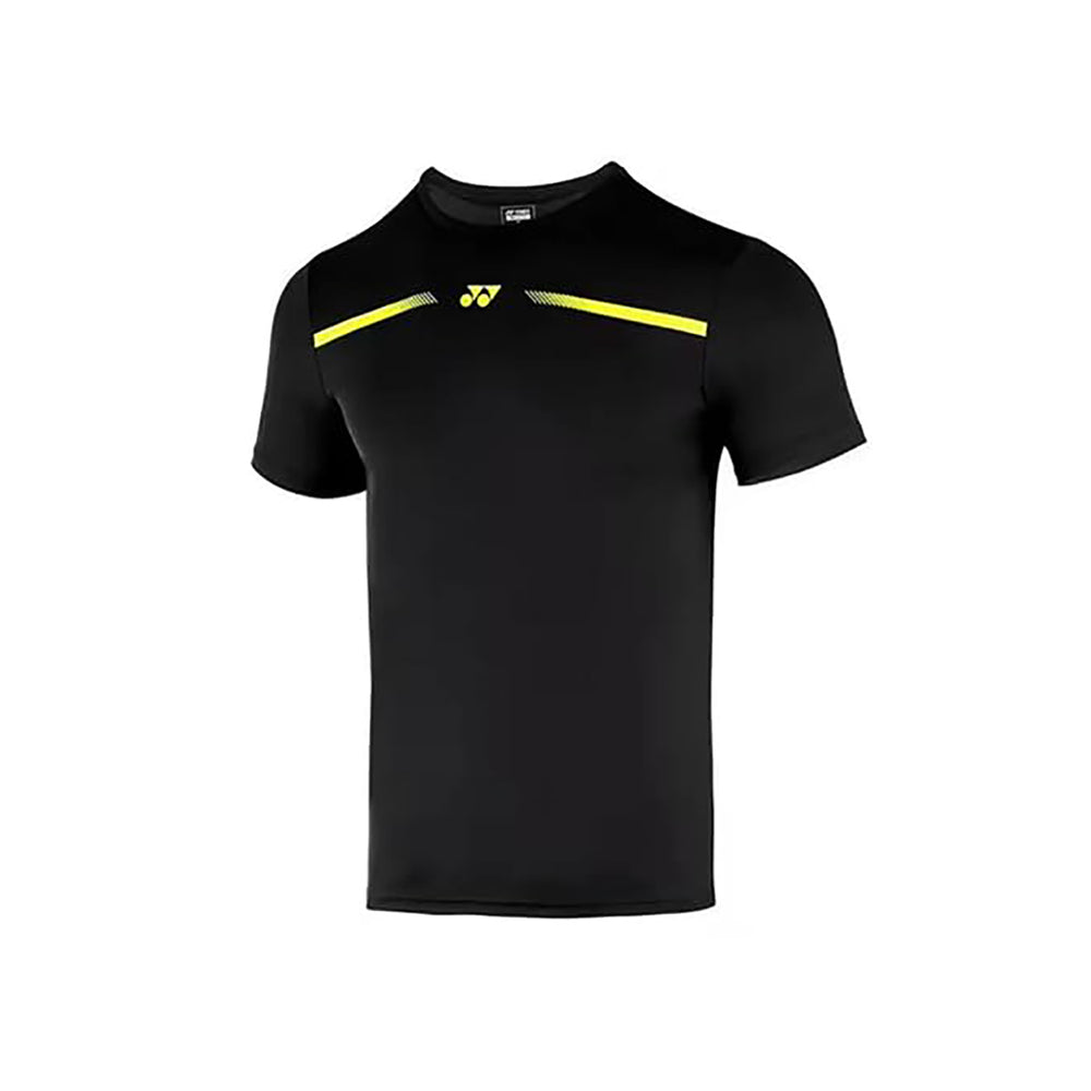 Yonex 2529 Easy23 Men’s Round Neck T‑Shirt – 100 % Polyester Bird‑Eye Mesh 130 GSM, Tru‑Dry Quick‑Dry, Breathable Tee for Badminton & Training - Best Price online Prokicksports.com