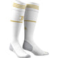 Adidas JUVE H SO Knee Socks – White/Pyrite Sports Socks for Football, Cricket, or Training with Cushioning and Arch Support for Unisex Adults - Best Price online Prokicksports.com