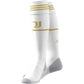 Adidas JUVE H SO Knee Socks – White/Pyrite Sports Socks for Football, Cricket, or Training with Cushioning and Arch Support for Unisex Adults - Best Price online Prokicksports.com