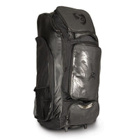 SG KLR Wheelie Duffle Cricket Kit Bag – Black Large Gear Bag with Trolley Wheels for Club Players, Travel Friendly and Durable Design - Best Price online Prokicksports.com