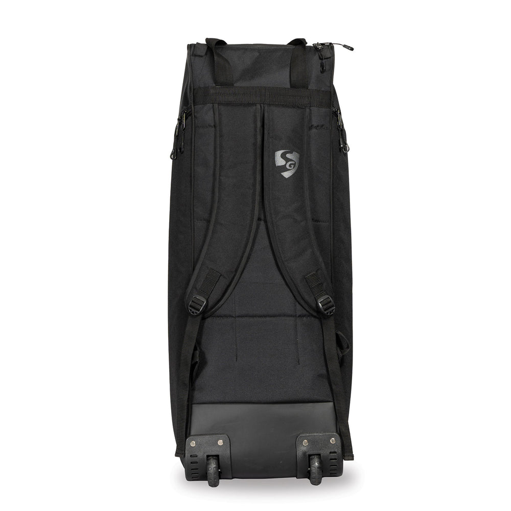 SG KLR Wheelie Duffle Junior Cricket Kit Bag – Lightweight Trolley Bag for Kids with Shoulder Straps, Compact Design for Young Cricketers - Best Price online Prokicksports.com