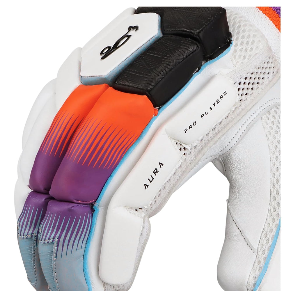 KOOKABURRA Aura Pro Cricket Batting Gloves (Right Hand, Adult Size) | High-Density Foam Protection | Enhanced Ventilation & Comfort - Best Price online Prokicksports.com