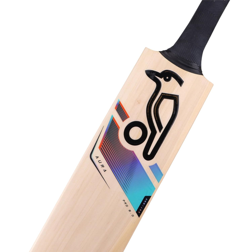 Kookaburra Aura Pro 8.0 Kashmir Willow Cricket Bat | SH | Power-Packed Performance & Superior Stroke Play - Best Price online Prokicksports.com