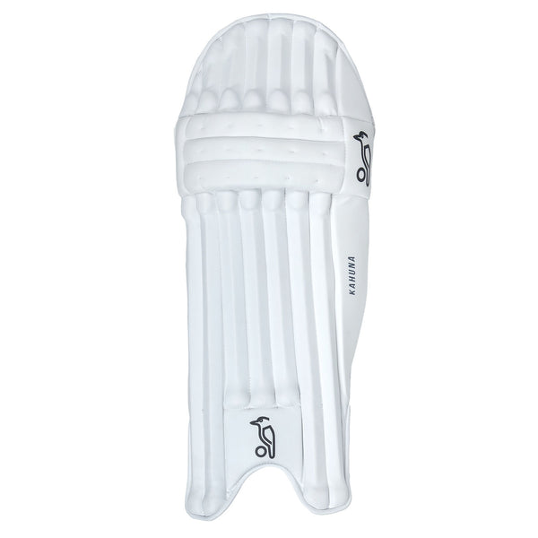Kookaburra Kahuna 1000 Adult Cricket Batting Legguards – White Lightweight Pads for Leather Ball Club and Pro Matches