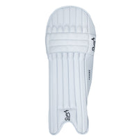 Kookaburra Kahuna 600 Adult Left-Hand Cricket Batting Legguards – Lightweight White Pads for Club and Match Play - Best Price online Prokicksports.com