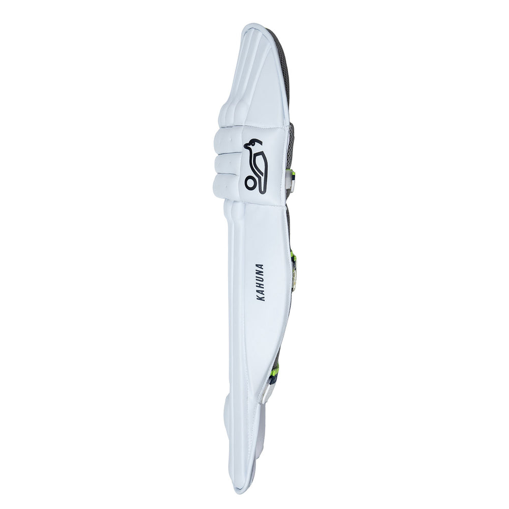 Kookaburra Kahuna 600 Adult Left-Hand Cricket Batting Legguards – Lightweight White Pads for Club and Match Play - Best Price online Prokicksports.com