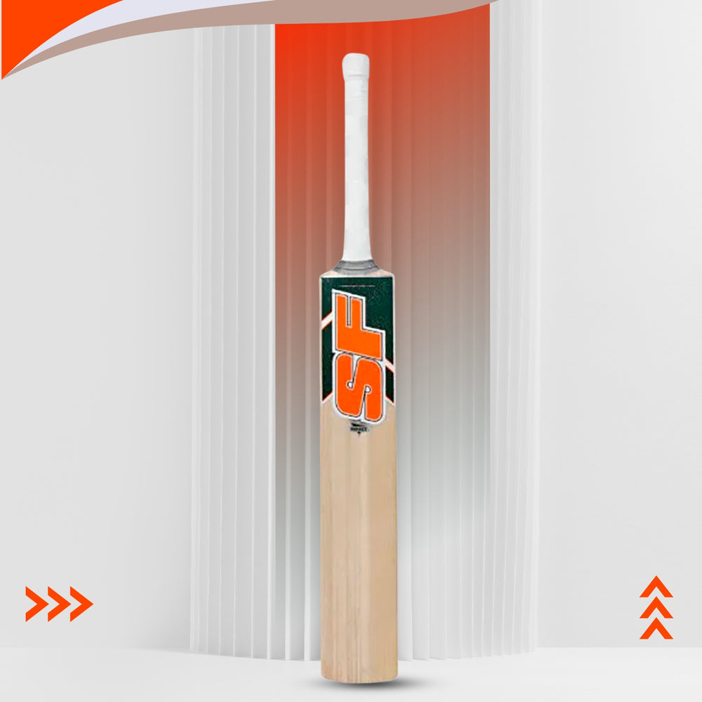 SF Impact Kashmir Willow Cricket Bat – Durable Bat for Tennis and Leather Ball Play, Beginners, Club Practice and Matches