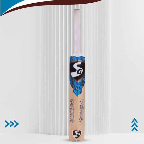 SG Nexus Plus Kashmir Willow Cricket Bat for Leather Ball Play – Full-Size Lightweight Bat for Beginners, Youth, Training & Club Matches