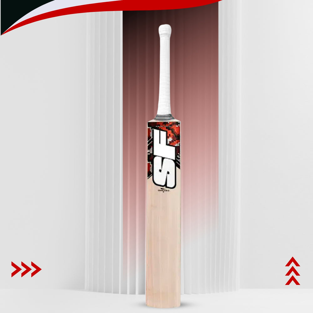 SF Camo Adi 3 English Willow Cricket Bat SH – Short Handle Professional Bat for Leather Ball Cricket & Power Hitting