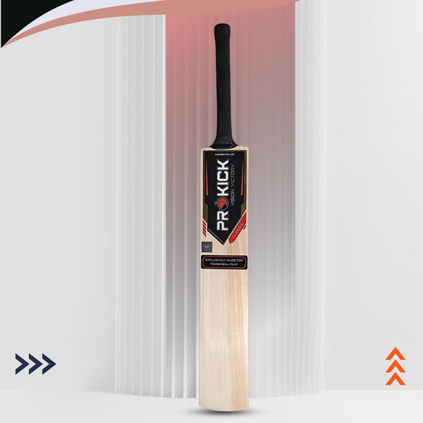 Prokick Classic Kashmir Willow Scoop Tennis Ball Cricket Bat – SH | Lightweight Scoop Design, Length, Cane Handle | Ideal for Power Play with Tennis Balls