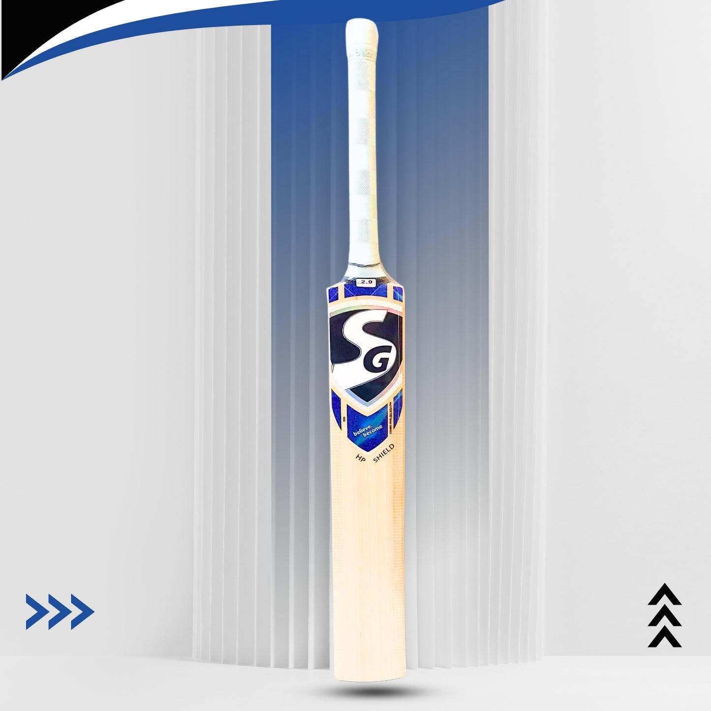 SG HP SHIELD Hybrid-Tec English Willow Cricket Bat - Best Price online Prokicksports.com